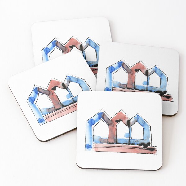Item preview, 3 Watercolor Houses "Paper Drawings/Paintings"   designed and sold by Istvan Ocztos.