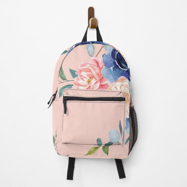 Item preview, Navy and Blush Floral Cluster designed and sold by Mzeibert.
