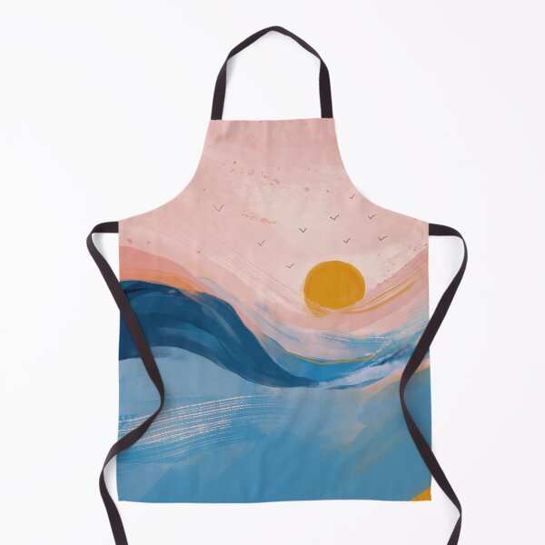 Item preview, Pink and Blue Abstract Watecolor Sunrise Over Ocean - Painted by Morgan Harper Nichols designed and sold by morgansgoods.
