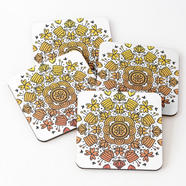 Item preview, Clover and Rainbow Mandala - Warmth designed and sold by DanielleLounds.