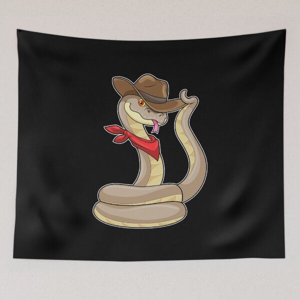Item preview, Snake as Cowboy with Scarf designed and sold by Snabdesign84.