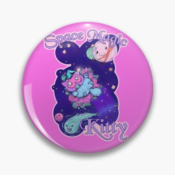 Item preview, Space Magic Kitty (Pink) designed and sold by Sutilmente.
