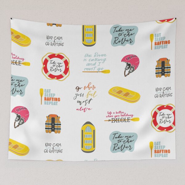 Item preview, Rafting white water quote and equipment set designed and sold by lenoleum.