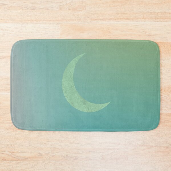 Artikelvorschau, Blended Light Green Crescent Moon in Green Gradient Sky entworfen und verkauft von ShaunSandhu.