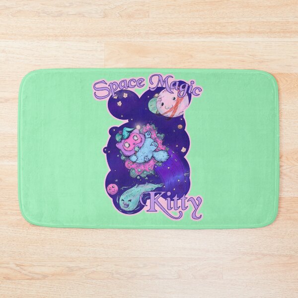 Item preview, Space Magic Kitty (Green) designed and sold by Sutilmente.