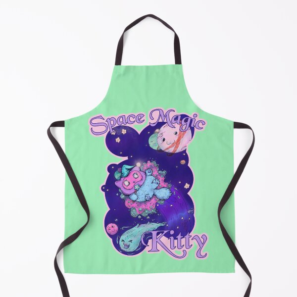 Item preview, Space Magic Kitty (Green) designed and sold by Sutilmente.