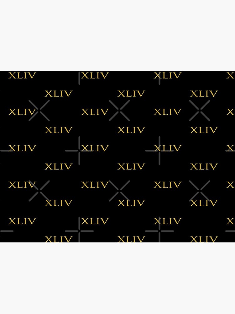 Number 55 Roman Numeral LV Gold Pin for Sale by nocap82