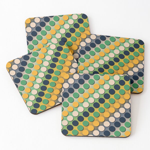 Item preview, Vintage color circles pattern with shadows designed and sold by Timur Chelyadnik.