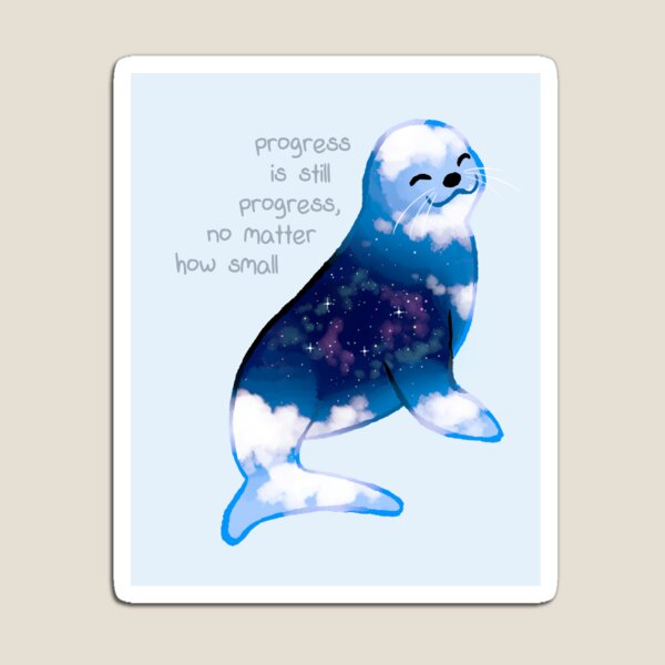 Item preview, "Fortschritt ist immer noch Fortschritt" Galaxy Seal designed and sold by thelatestkate.