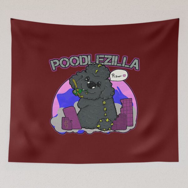 Item preview, Poodlezilla (Brick Red) designed and sold by Sutilmente.