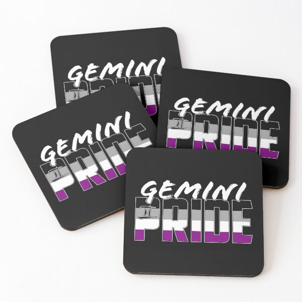 Item preview, Gemini Asexual Pride Flag Zodiac Sign designed and sold by Patrick Hiller.