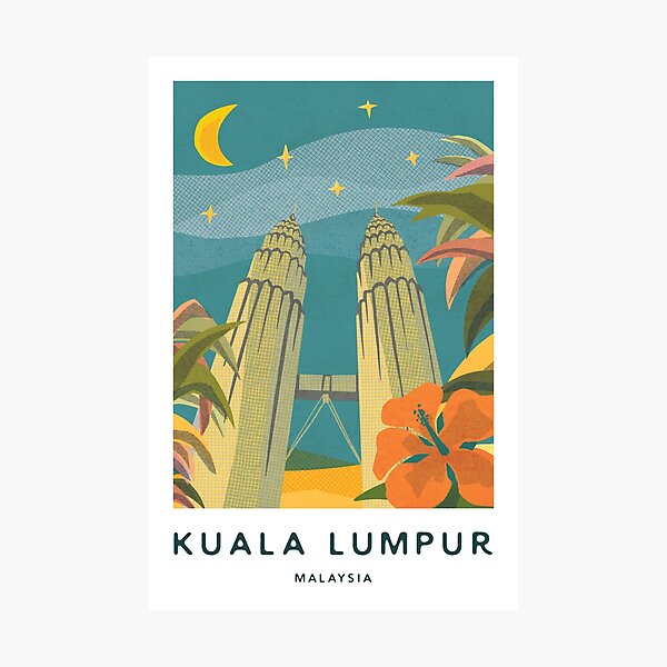 Item preview, Petronas Towers in Kuala Lumpur  designed and sold by VeronArtLab.