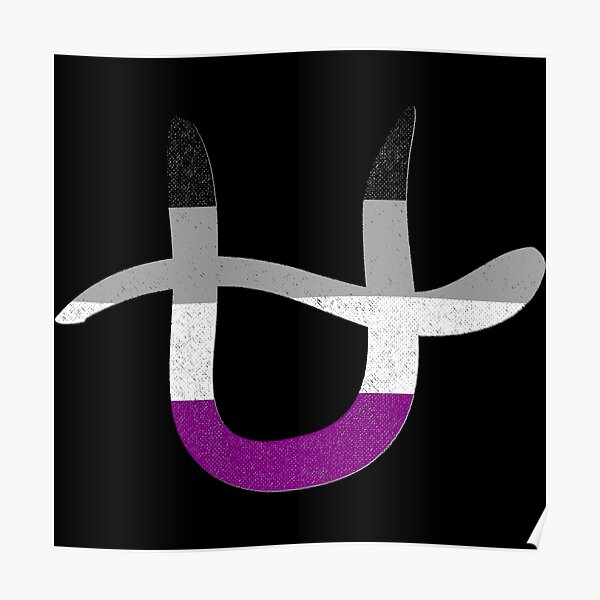 Asexual Pride Flag Ophiuchus Zodiac Sign Poster For Sale By Valador