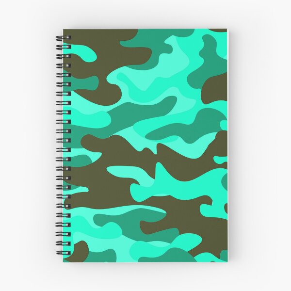 Item preview, Aquamarine vortex camo pattern designed and sold by NexusArts.
