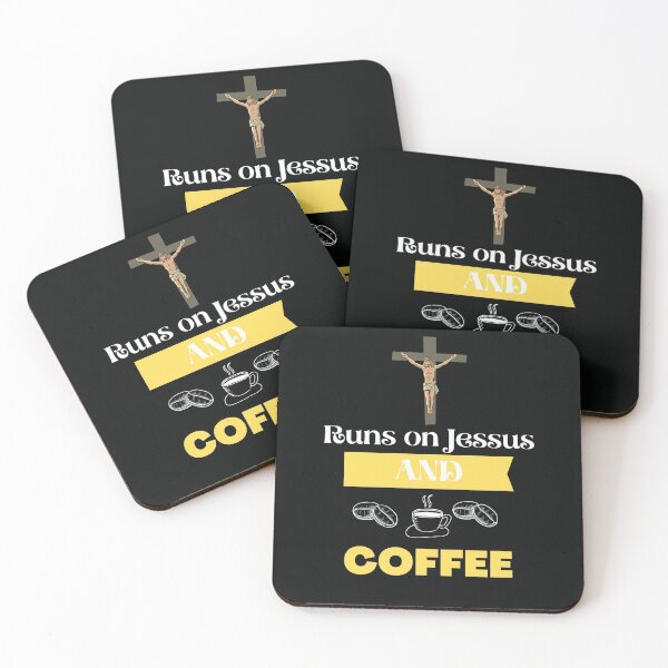 Item preview, This Girls Runs on Jessus  and coffee  designed and sold by 77ART.