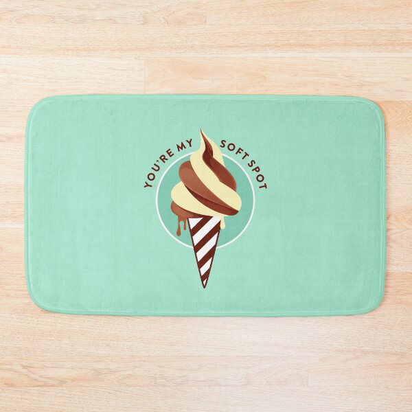 Item preview, Soft ice cream with chocolate and vanilla "You're my soft spot" designed and sold by TrueType.