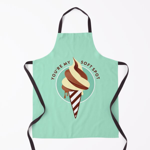 Item preview, Soft ice cream with chocolate and vanilla "You're my soft spot" designed and sold by TrueType.