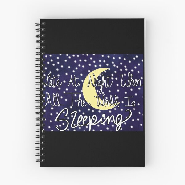 Item preview, Late At Night When All The World Is Sleeping designed and sold by EmJCreations.