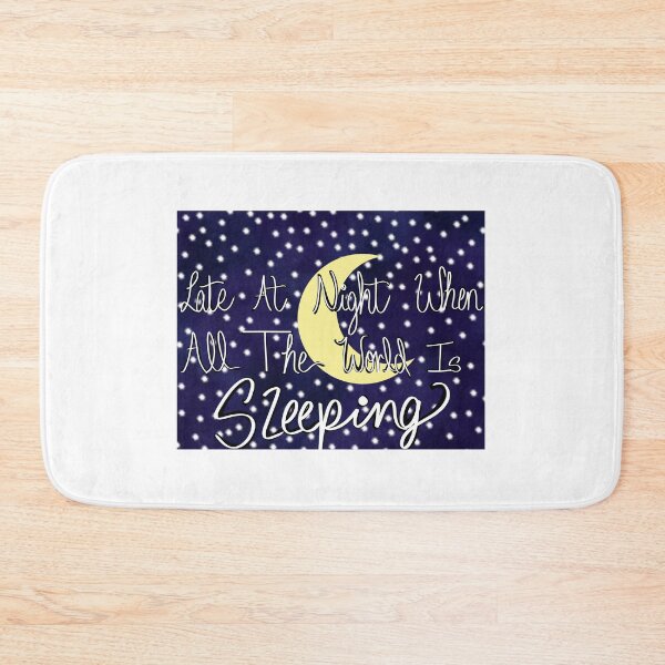 Item preview, Late At Night When All The World Is Sleeping  designed and sold by EmJCreations.