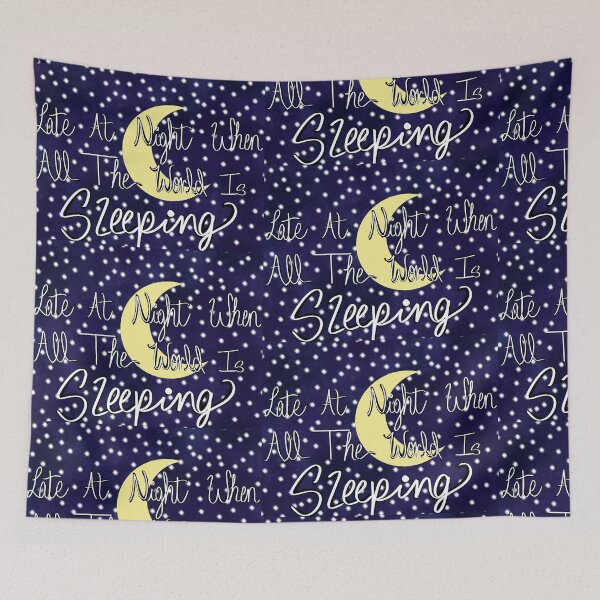 Item preview, Late At Night When All The World Is Sleeping  designed and sold by EmJCreations.