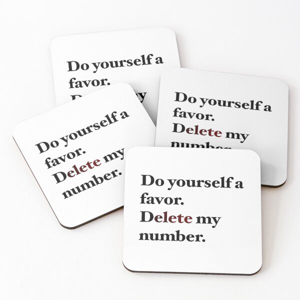 Item preview, Delete my number. designed and sold by MoonbeamPhoto.