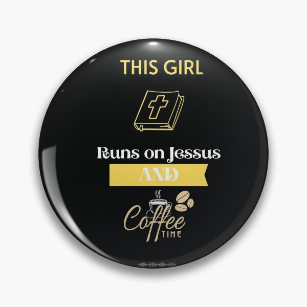 Item preview, This Girls Runs on Jessus  and coffee  designed and sold by 77ART.