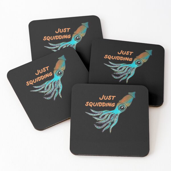 Item preview, Just Squidding Funny Squid Pun  designed and sold by Mochi-Merch.