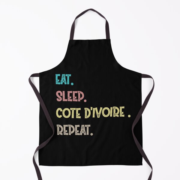 Item preview, Eat Sleep Cote d'Ivoire Repeat designed and sold by Life Shop.