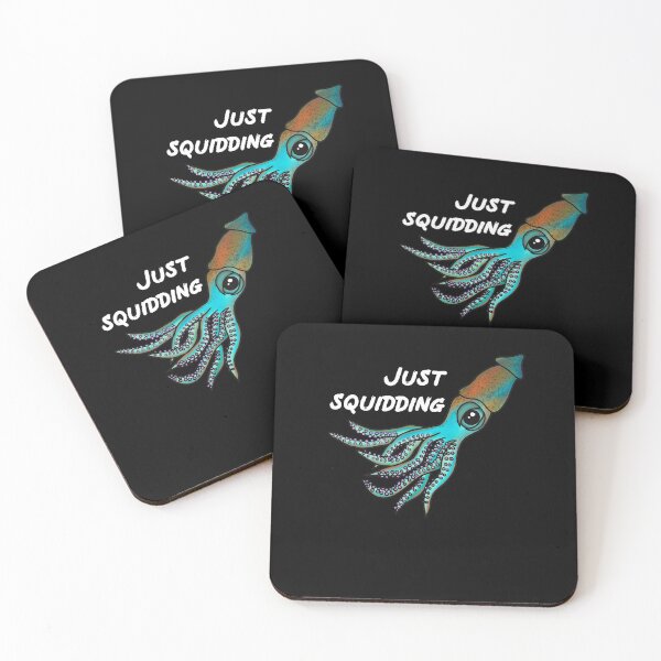Item preview, Just Squidding Funny Squid Pun  designed and sold by Mochi-Merch.