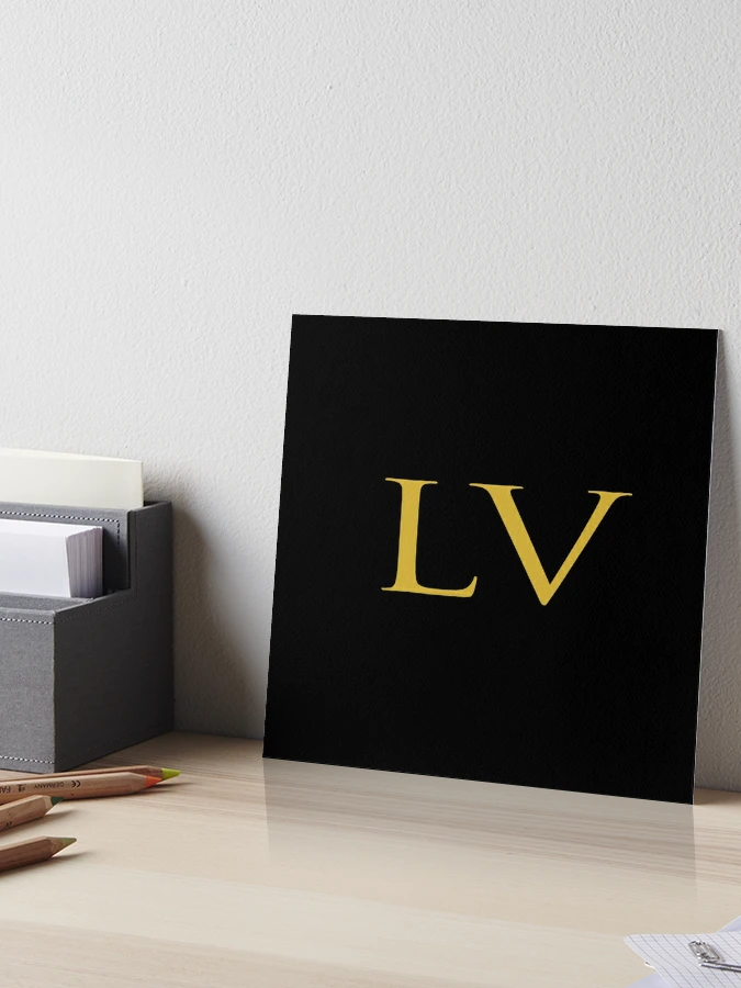 Number 55 Roman Numeral LV Gold Photographic Print for Sale by