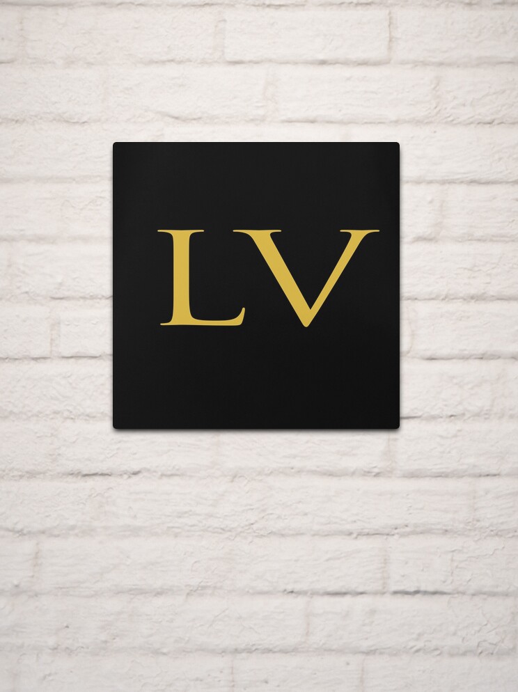 Number 55 Roman Numeral LV Gold Poster for Sale by nocap82