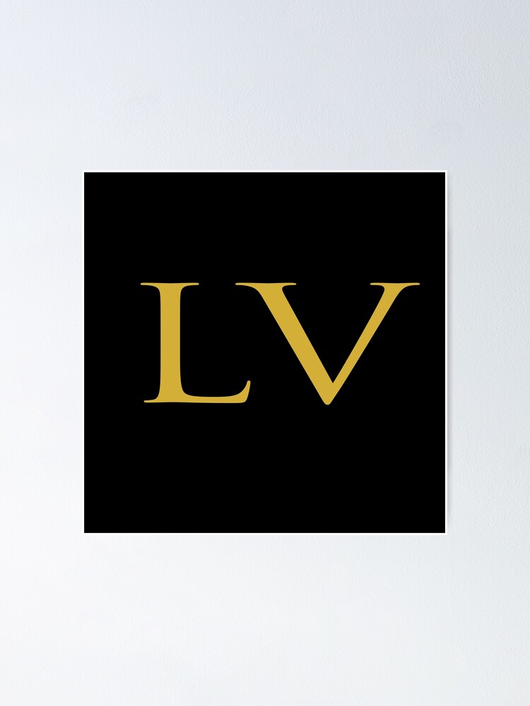 Number 55 Roman Numeral LV Gold Poster for Sale by nocap82