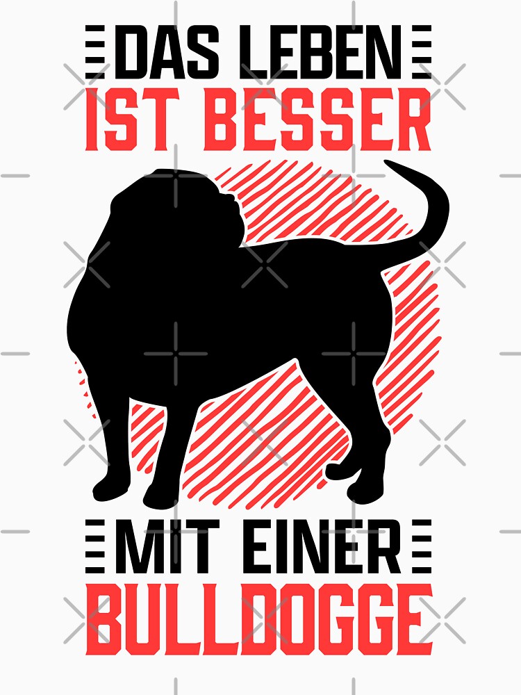 "Living with Olde English Bulldog English Bulldog" Tshirt for Sale by