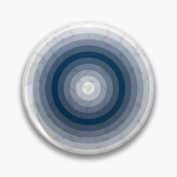 Item preview, Shades of Prussian Blue Marble Circle designed and sold by PatternSalad.