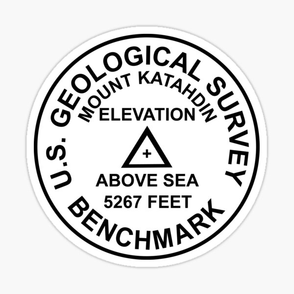 Item preview, Mount Katahdin, Maine USGS Style Benchmark designed and sold by topou.