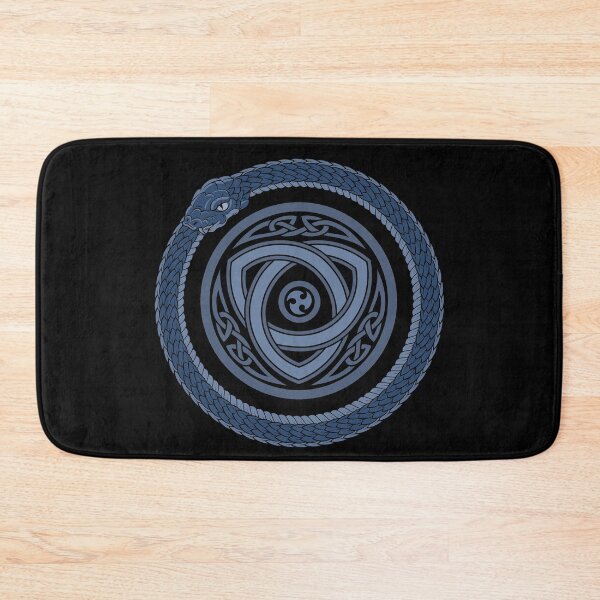 Item preview, Ouroboros Jormungandr Norse Viking Pagan Serpent Snake Knotwork designed and sold by BluePagan.