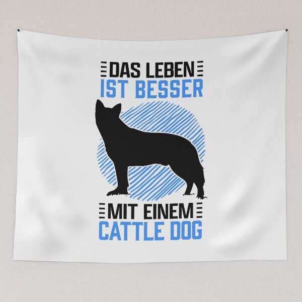 Artikelvorschau, Leben mit Australian Cattle Dog Treibhund Besitzer entworfen und verkauft von madgrfx.