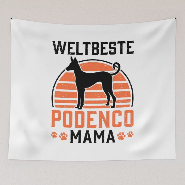 Item preview, Podenco Mama Hound Greyhound Gift designed and sold by madgrfx.