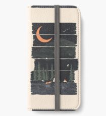 Ich wünschte, ich wäre Camping ... iPhone Flip-Case/Hülle/Klebefolie