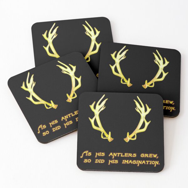 Item preview, Golden antlers designed and sold by Teodosija.