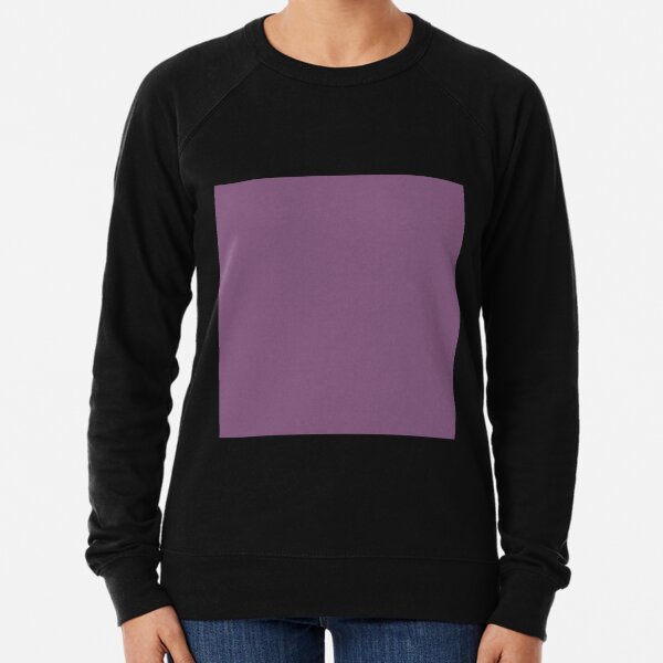 Dull purple color || Plain purple color shade by ADDUP. Lightweight Sweatshirt