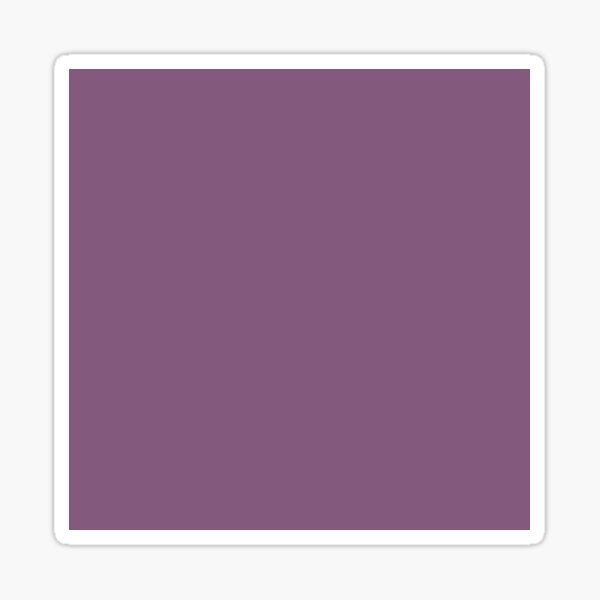 Dull purple color || Plain purple color shade by ADDUP. Sticker