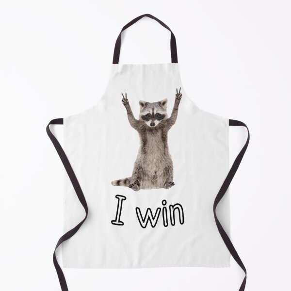 Item preview, I win funny design for raccoon designed and sold by coolt-sherit.