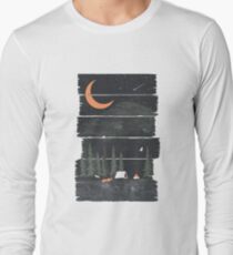 Camiseta de manga larga Ojalá estuviera acampando ...