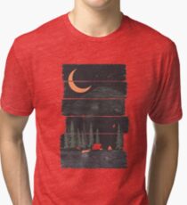 Ich wünschte, ich wäre Camping ... Vintage T-Shirt