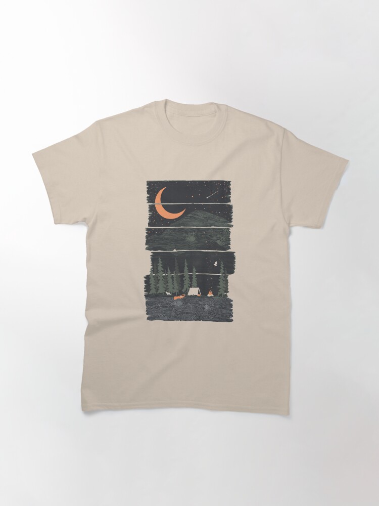 Alternate view of Wish I Was Camping... Classic T-Shirt