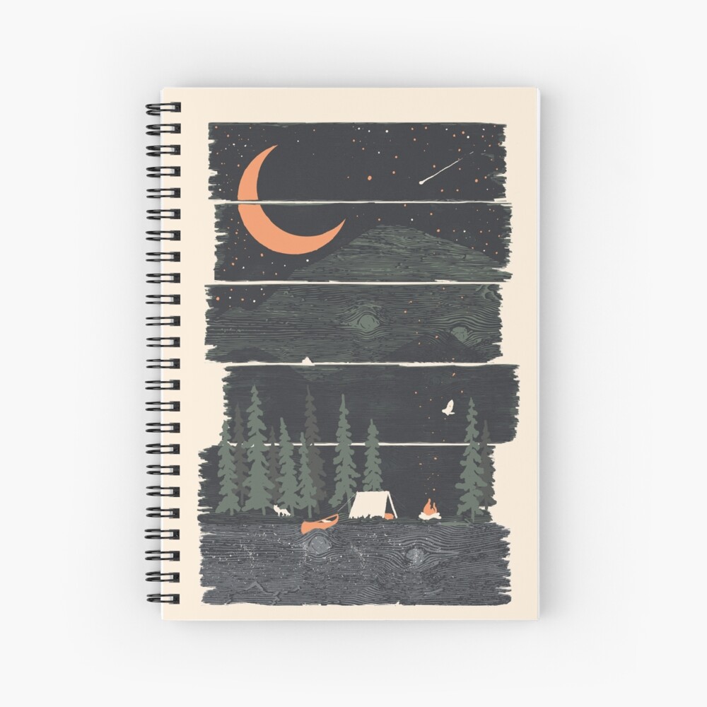 Wish I Was Camping... Spiral Notebook