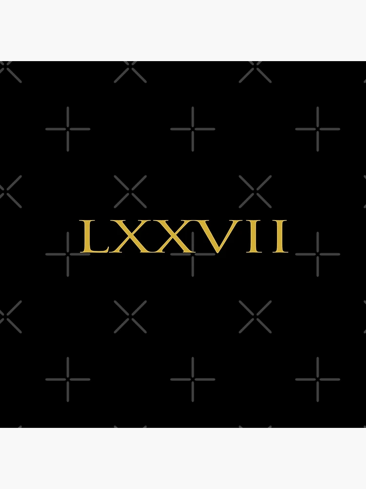 Number 55 Roman Numeral LV Gold Metal Print for Sale by nocap82