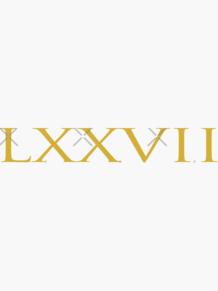 Number 55 Roman Numeral LV Gold Metal Print for Sale by nocap82