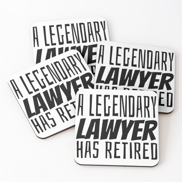 Item preview, A Legendary Lawyer Has Retired Vintage designed and sold by Sonatablue.